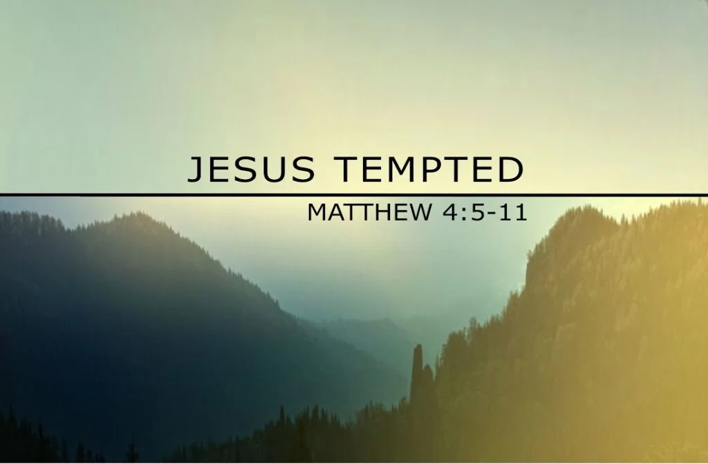 Jesus and the 40 Days of Fasting and Temptation in the Wilderness gospel